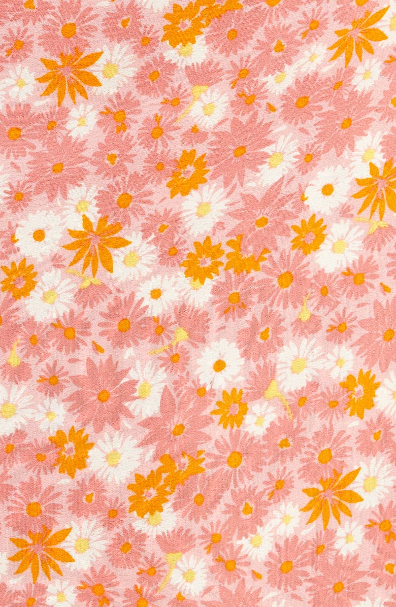 LSPACE Pfieffer Floral Long Sleeve Cover-Up Wrap Dress, Alternate, color,