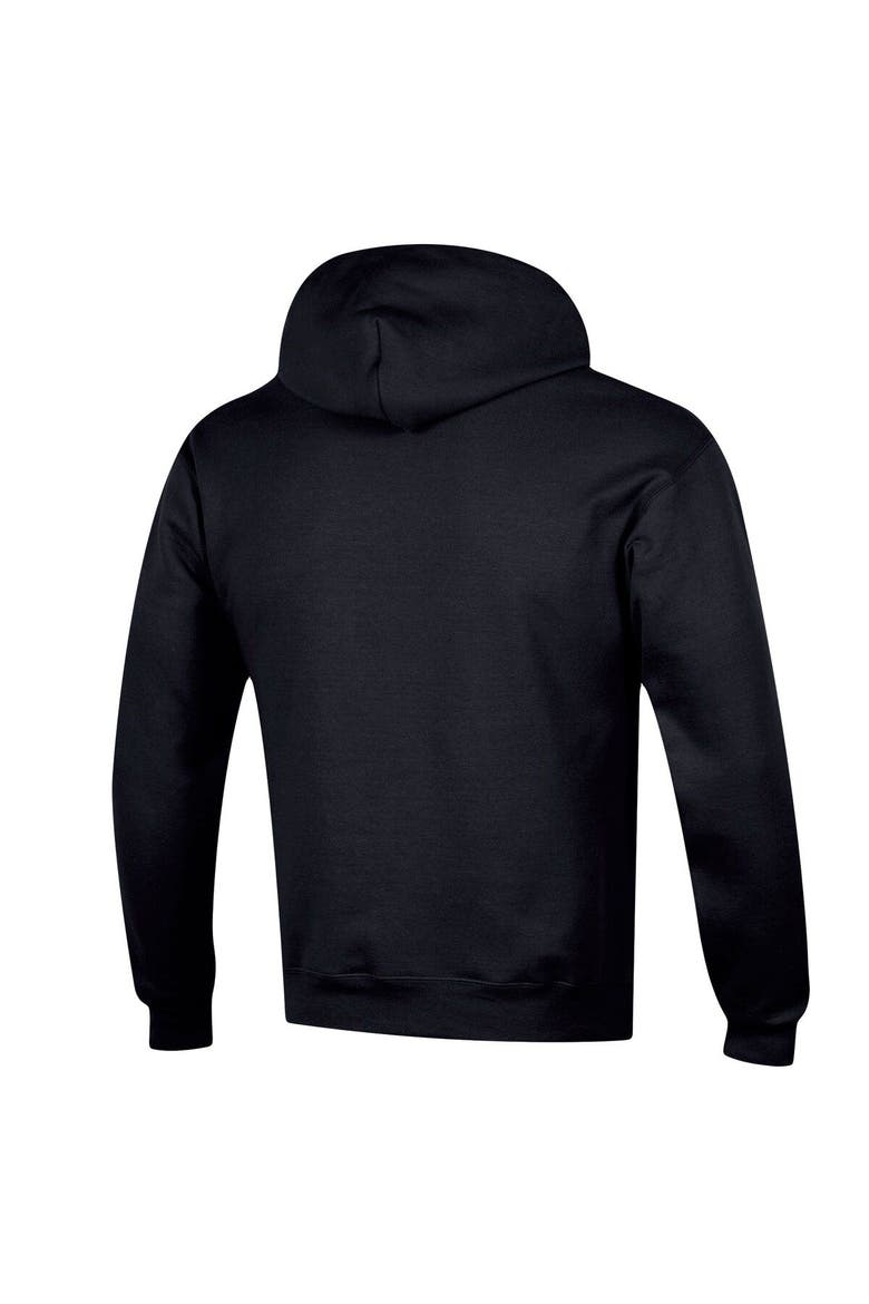 Men's Champion Black NC State Wolfpack Arch Pill Pullover Hoodie, Alternate, color, Black