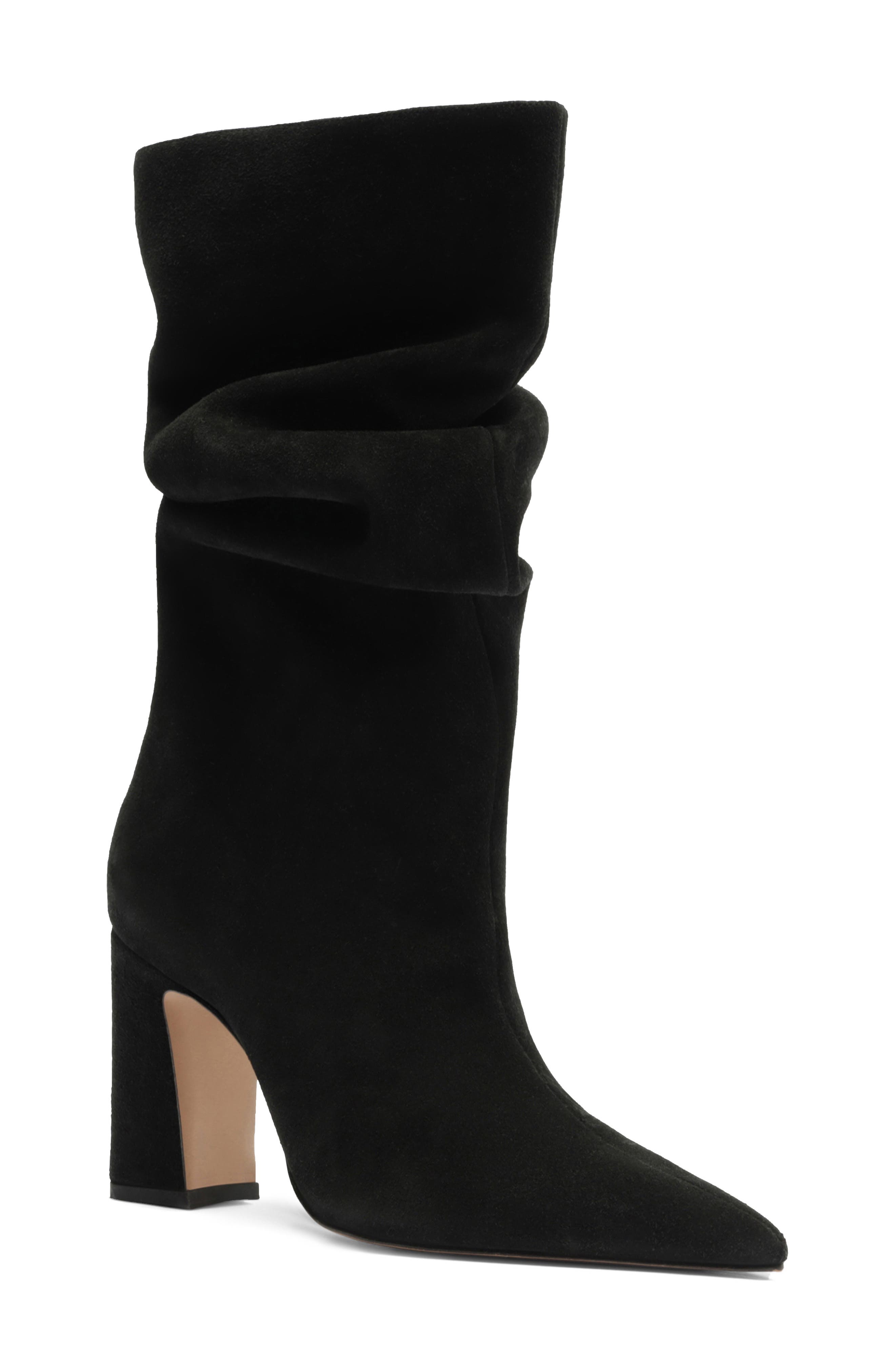 Schutz Harriet Slouch Boot, Main, color, Black