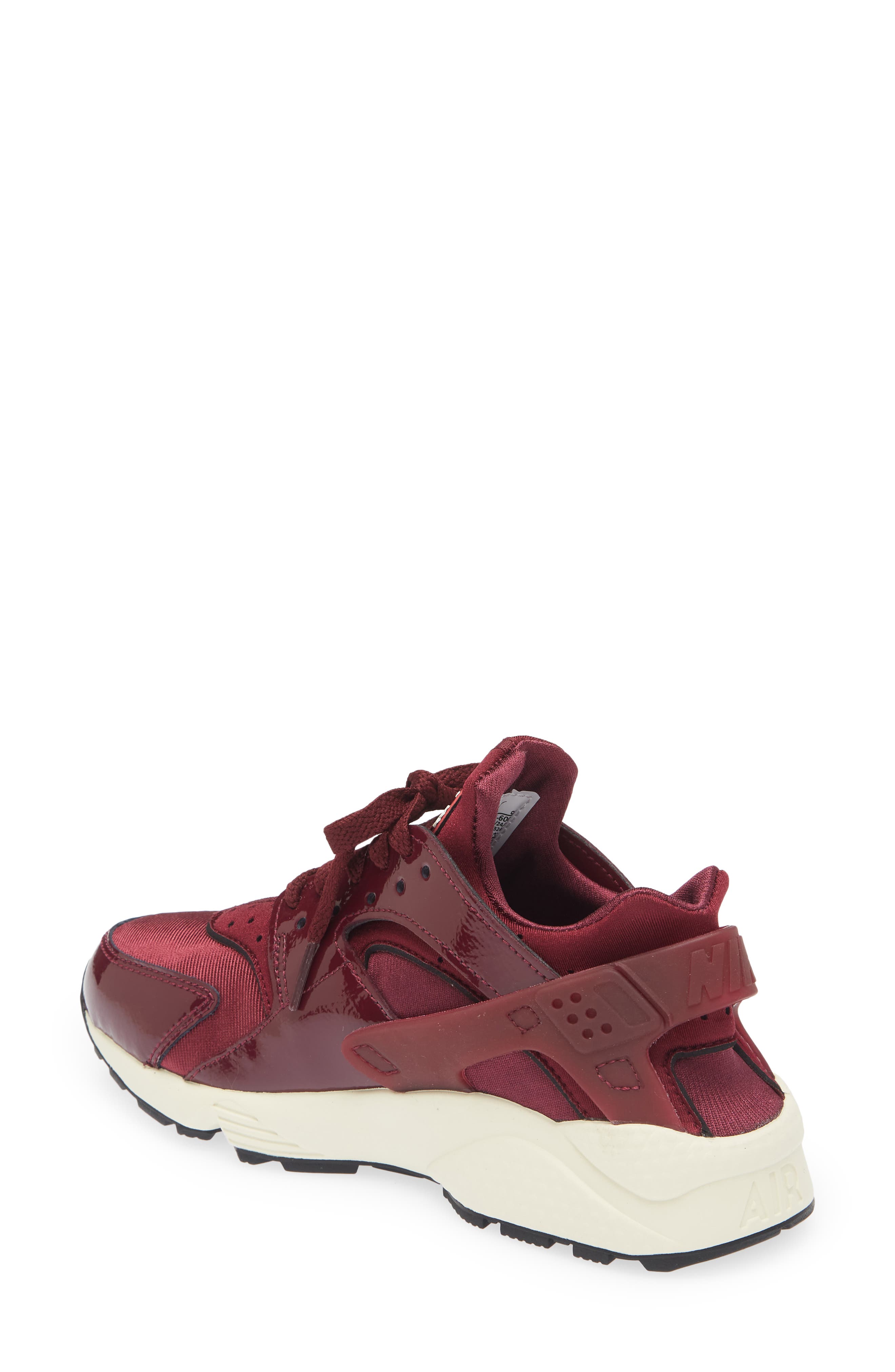Air Huarache Sneaker, Alternate, color, DARK BEETROOT/ SAIL/ BLACK