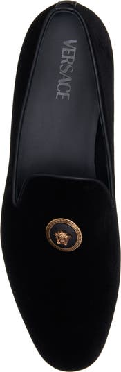 Biggie Medusa Velvet Slipper