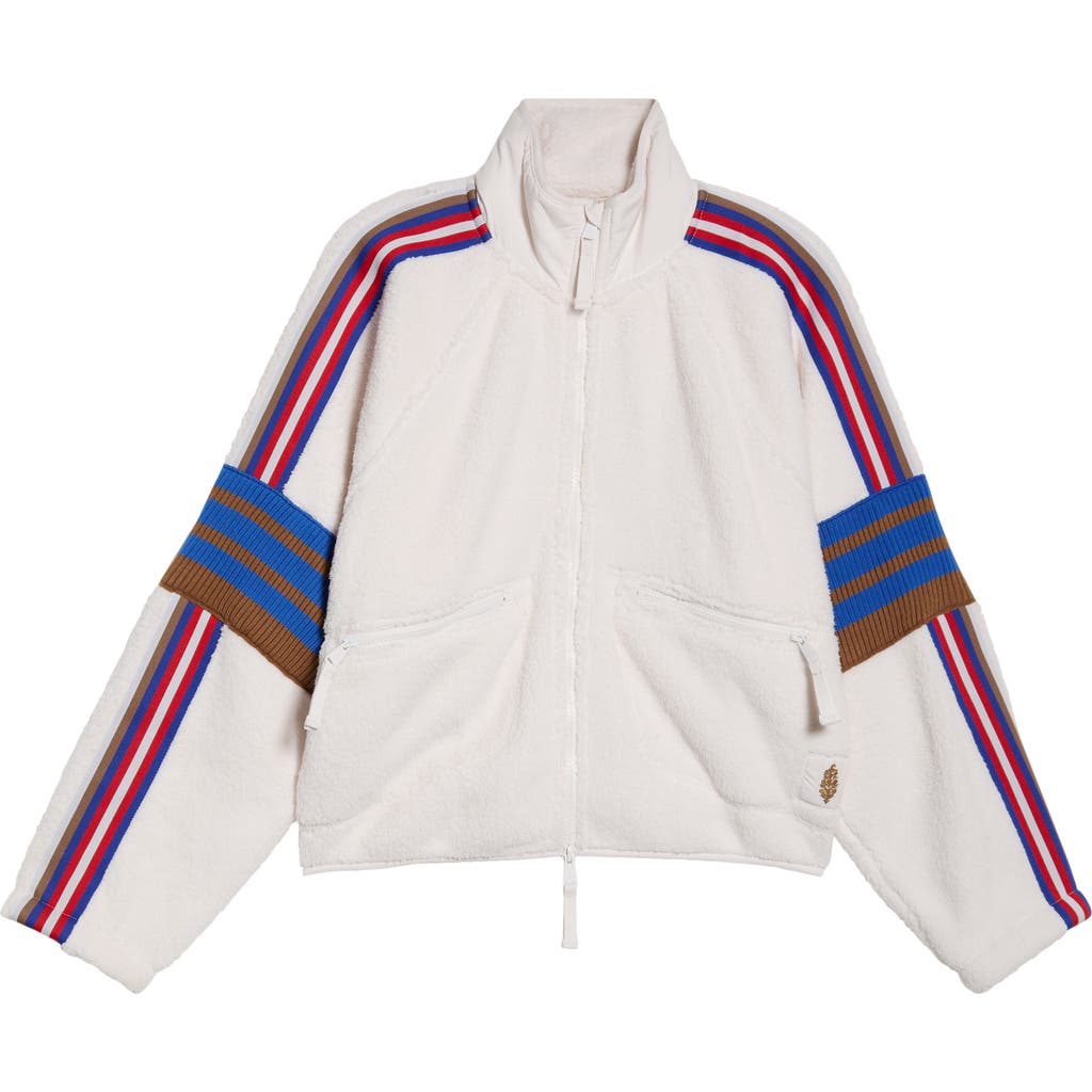Free People Mountain High Fleece Jacket In White