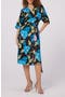 selected Hendrix Floral Pink Dot/Teal L