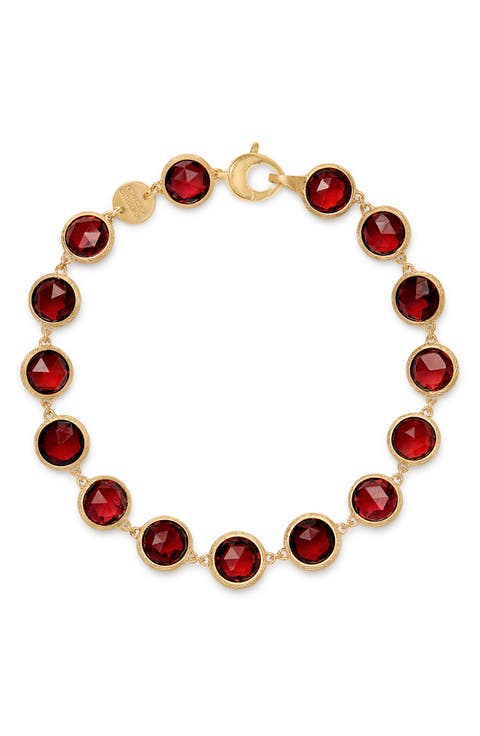Jaipur Color Garnet Bracelet