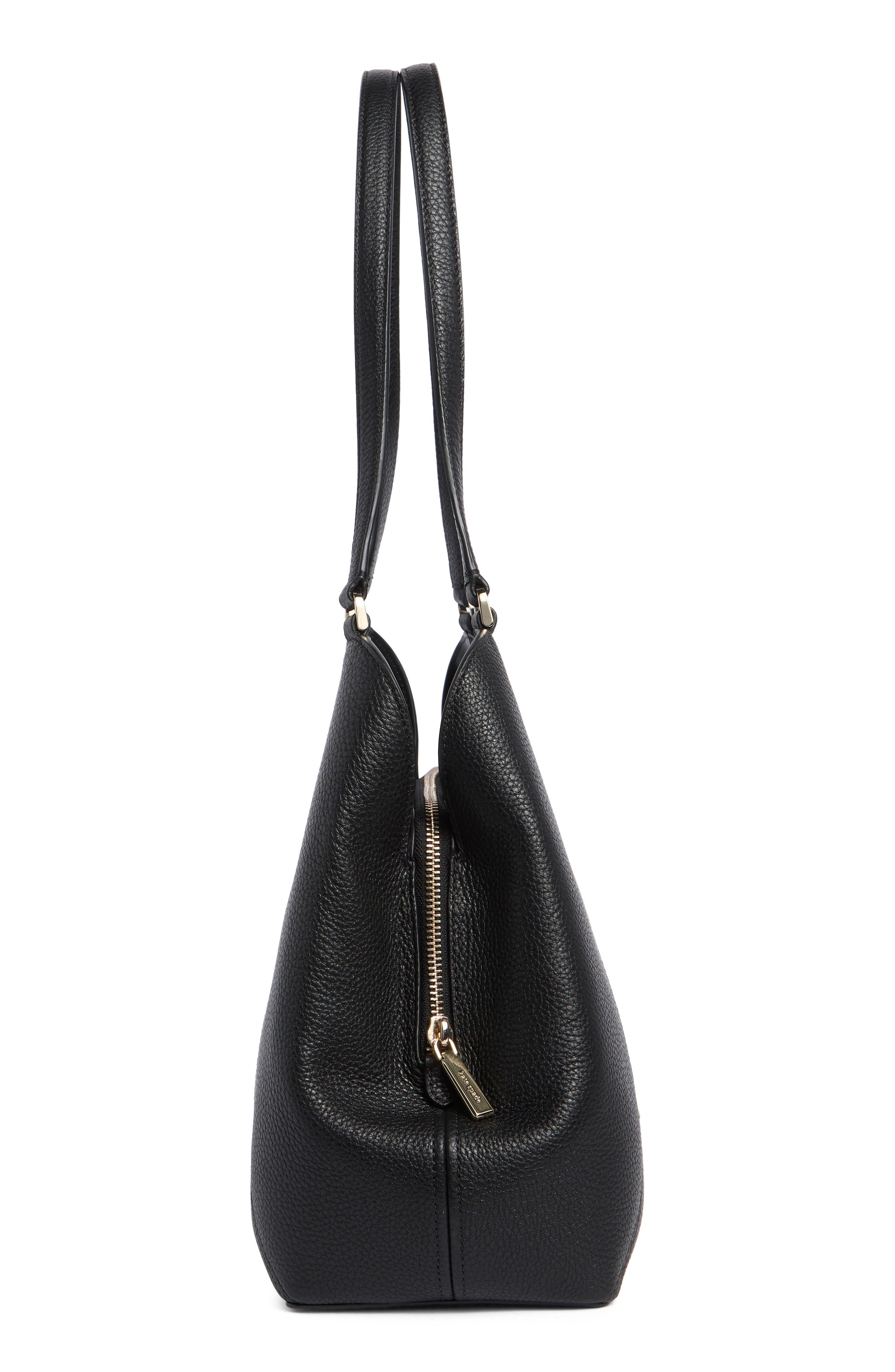 Kate Spade New York lena triple compartment shoulder bag, Alternate, color, Black