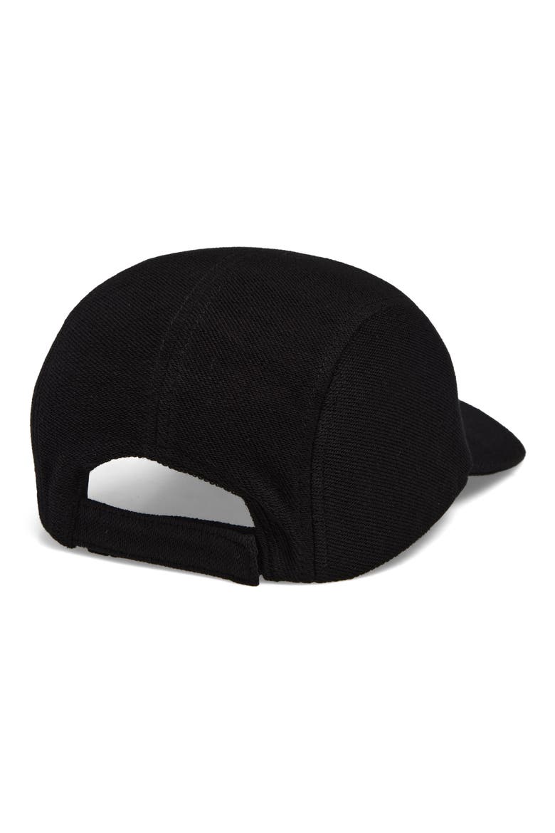Terry Tennis Adjustable Cap, Alternate, color, BLACK