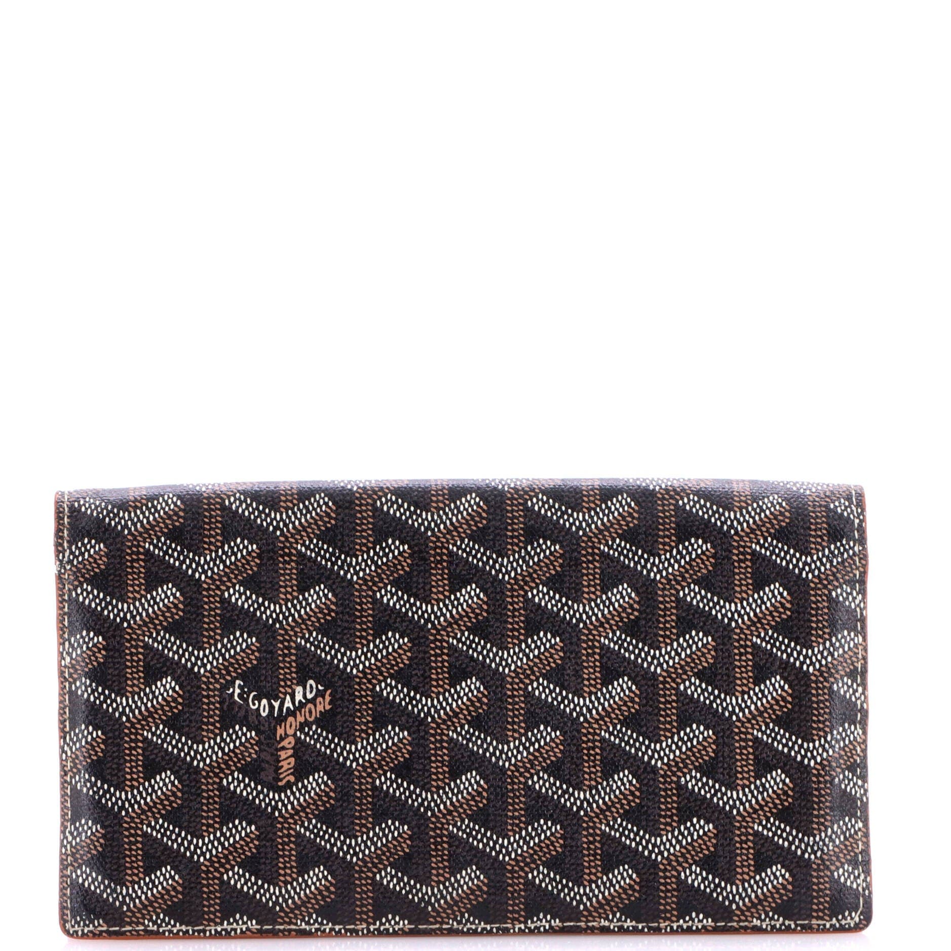 Saint Lambert Wallet Coated Canvas, Main, color, Black