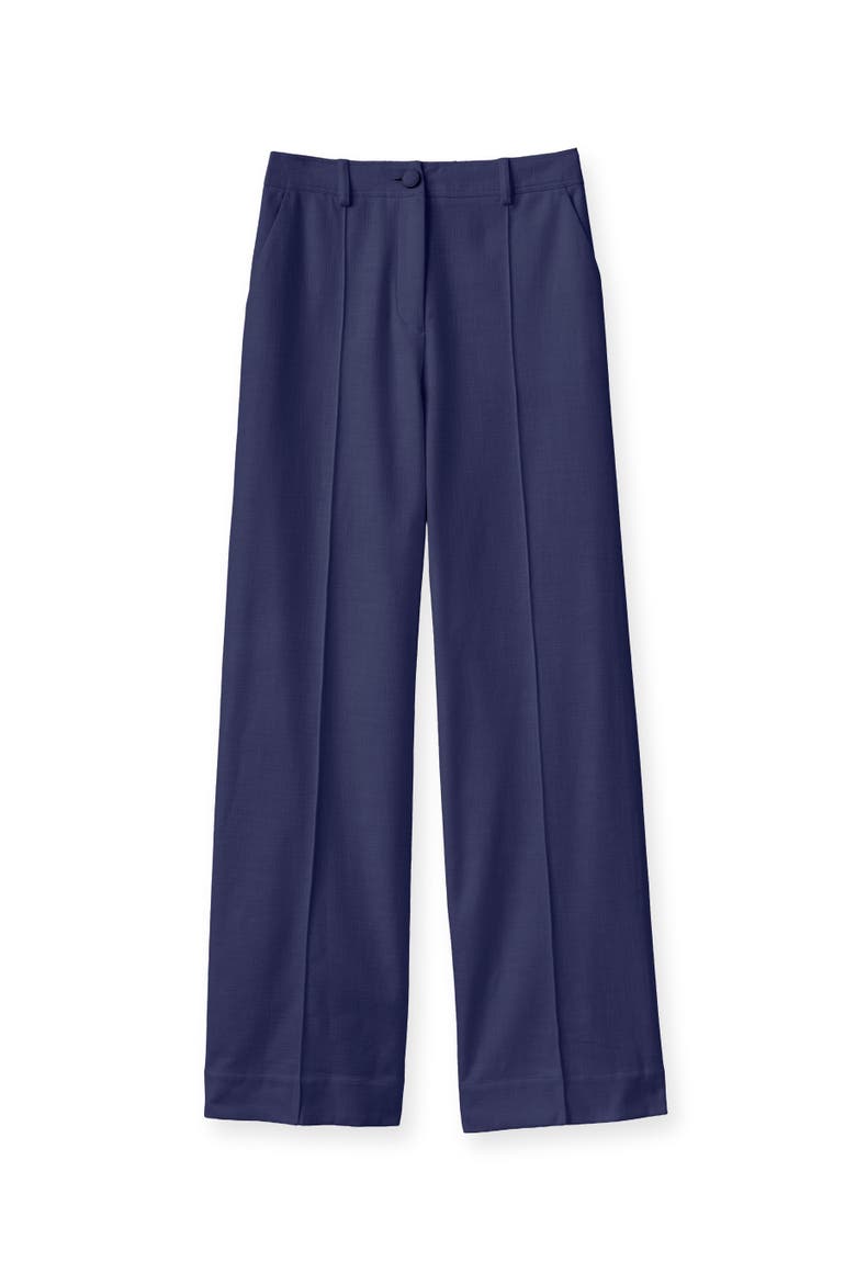 Beverly Linen Pant, Main, color, Midnight Blue