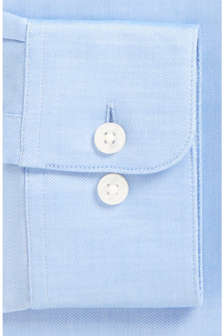 Soho Slim Fit Stretch Solid Dress Shirt, Alternate, color, ATLANTIC BLUE