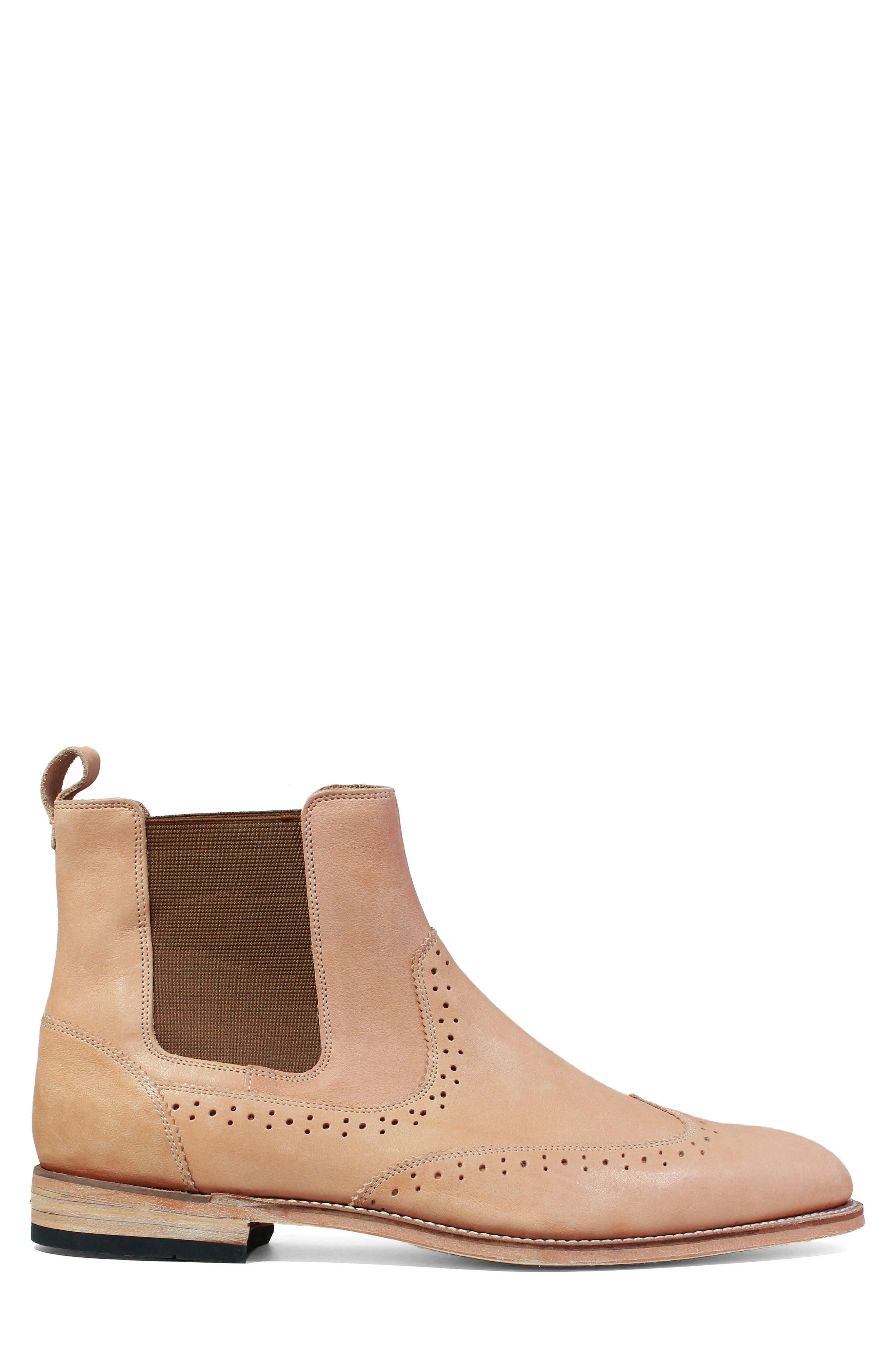 Stacy Adams M2 Wingtip Chelsea Boot, Alternate, color, 