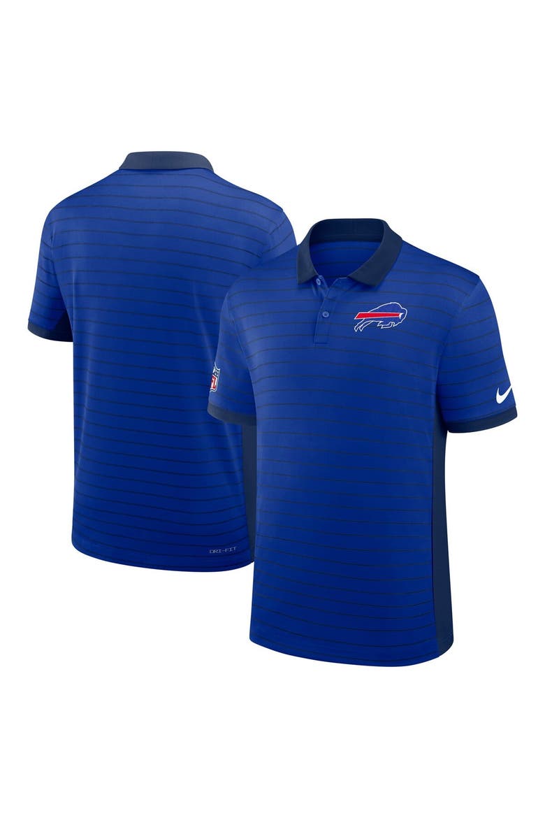 Men's Nike Royal Buffalo Bills Sideline Victory Stripe Performance Polo, Main, color, Royal