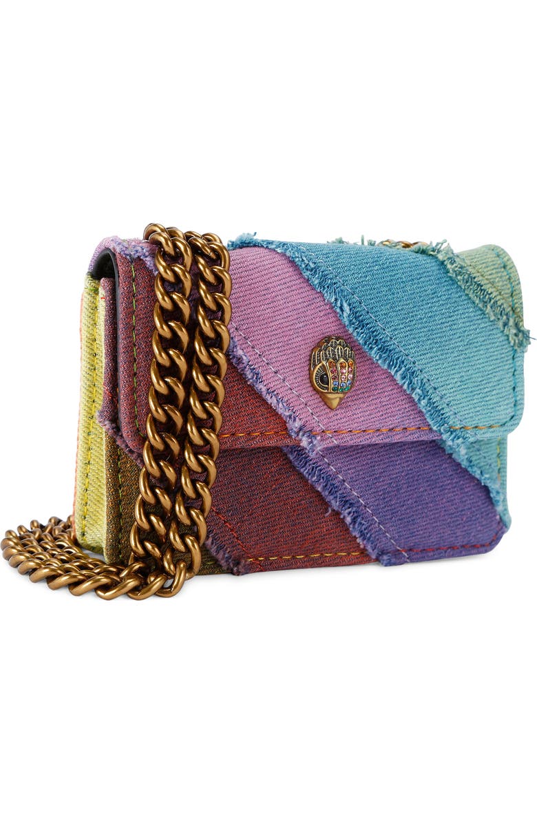 Kurt Geiger London Micro Kensington Denim Crossbody Bag, Alternate, color,