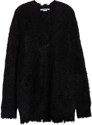 Acne Studios Kaul Hairy Wool & Mohair V-Neck Cardigan