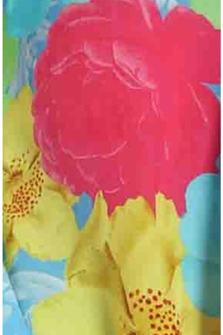 Print Sleeveless Maxi Shirtdress, Alternate, color, BLUE MULTI