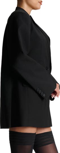 Oversize Long Sleeve Blazer Dress