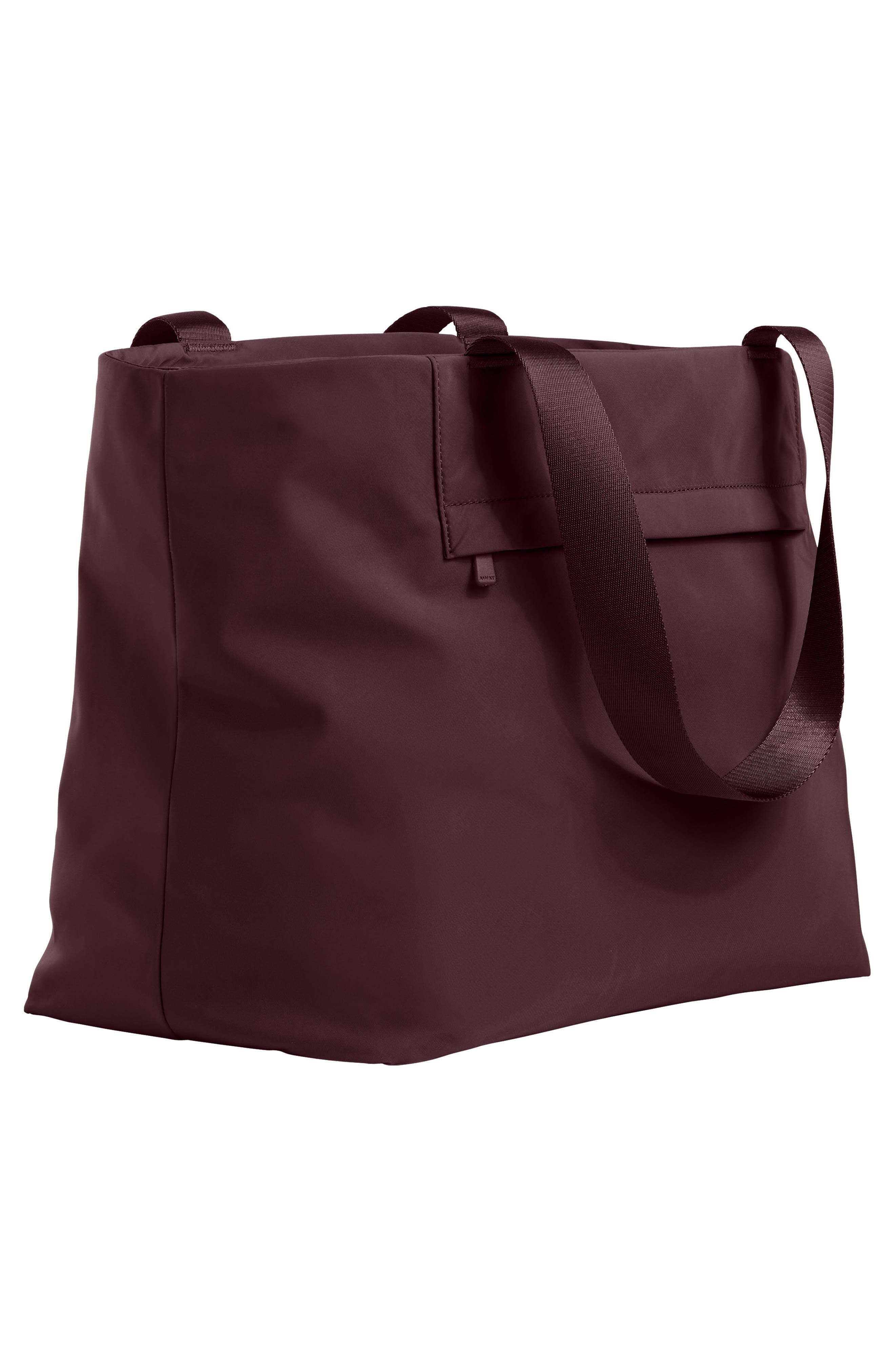 Small Featherlight Tote (Nordstrom Exclusive), Alternate, color, OXBLOOD RED
