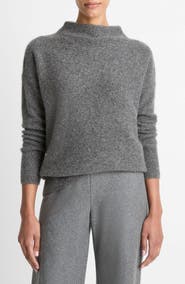 Vince Donegal Funnel Neck Cashmere Sweater