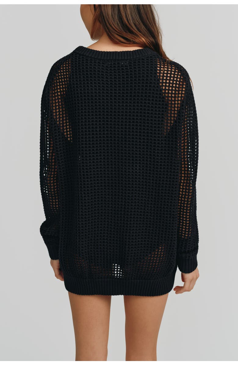 Kathryn McCarron Freja Boyfriend Sweater, Alternate, color, Black
