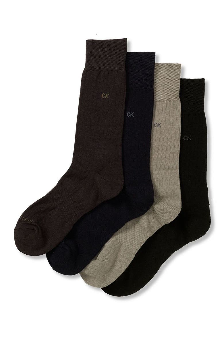 Solid Dress Socks, Alternate, color, BLACK