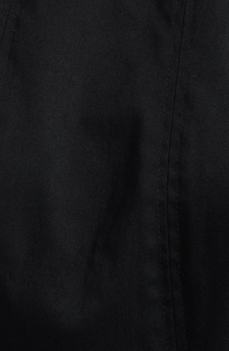 Anne Klein Sleeveless Stretch Cotton Midi Dress, Alternate, color, Anne Black