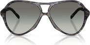 DIESEL® 57mm Gradient Pilot Sunglasses