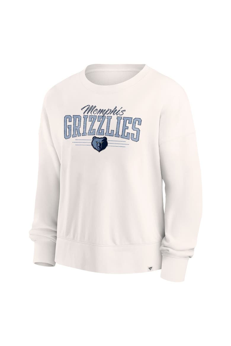 Women's Fanatics Cream Memphis Grizzlies Close the Game Pullover Sweatshirt, Alternate, color, Cream