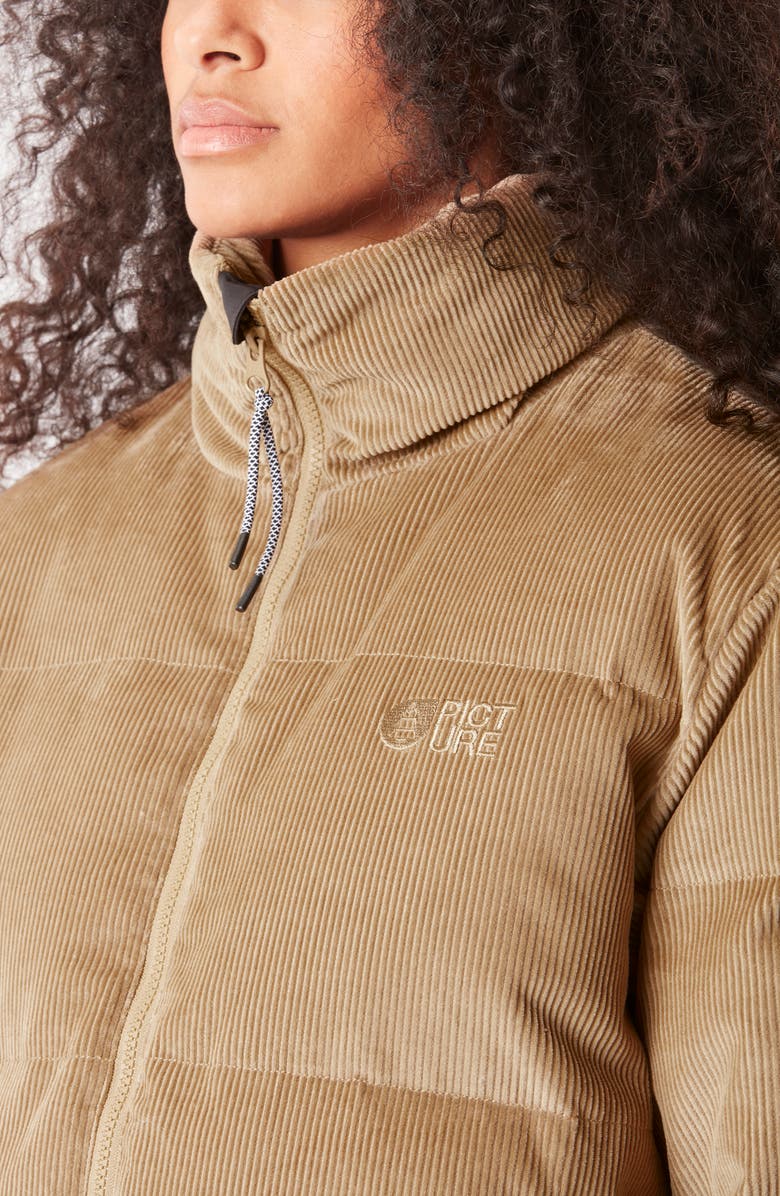 Picture Organic Clothing Nury Organic Cotton Corduroy Puffer Jacket, Alternate, color,