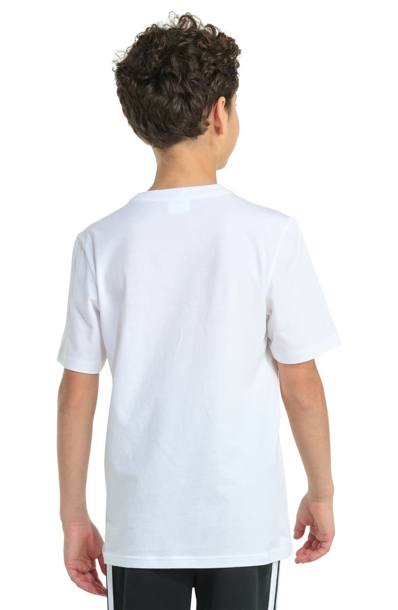 adidas Kids' Jungle Box Logo Graphic T-Shirt, Alternate, color, White Multi