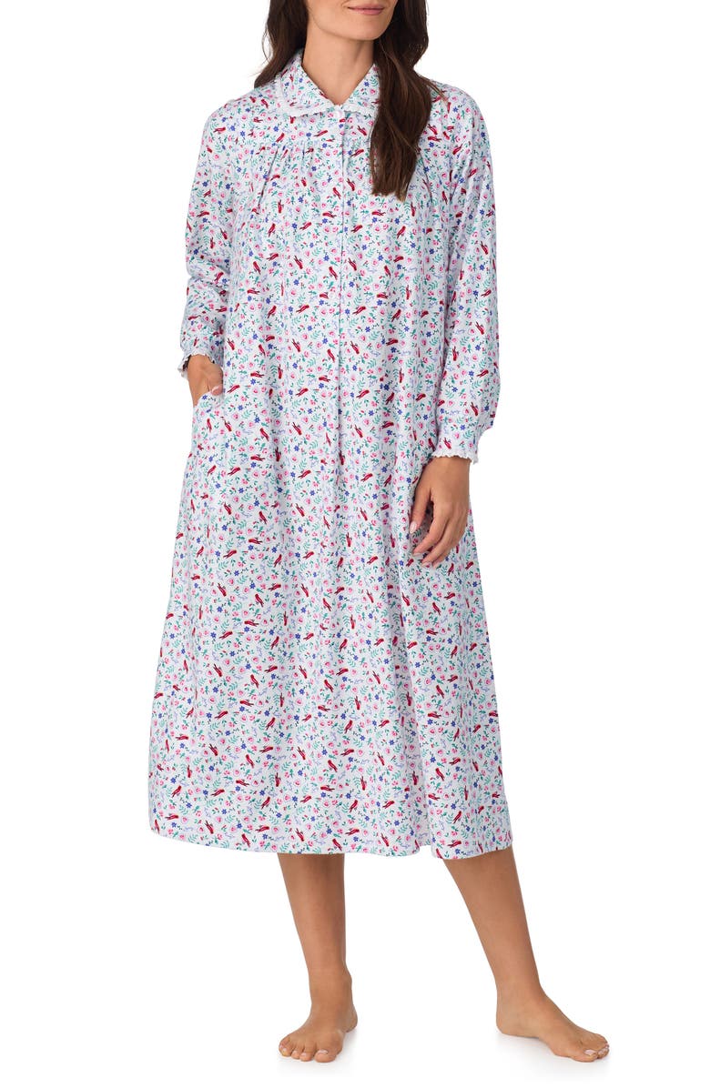 Lanz of Salzburg Ballet Cotton Flannel Nightgown, Alternate, color, 
