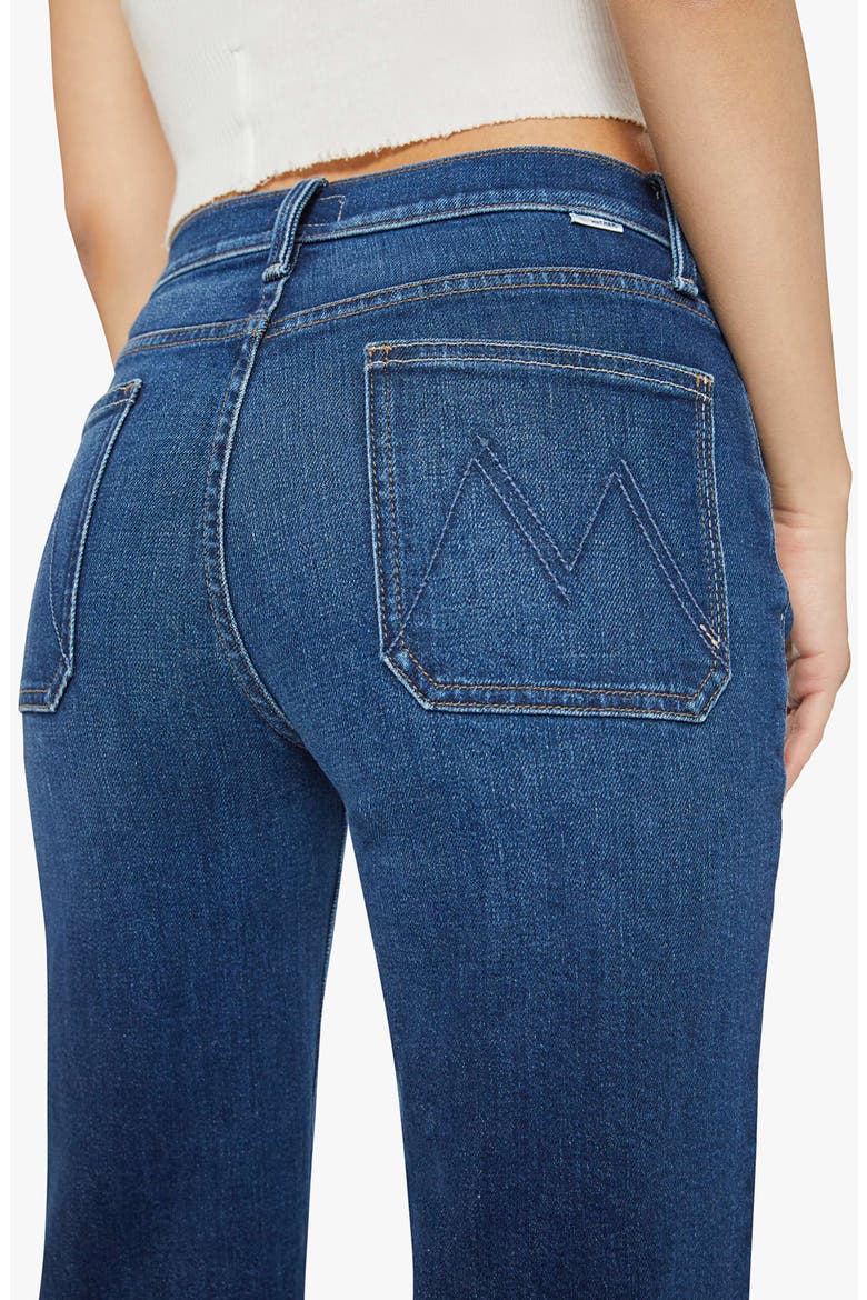 The Lil Rambler Patch Pocket High Waist Straight Leg Jeans, Alternate, color, THESE BOOTS ARE MADE FOR WALKING