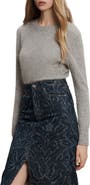 Veronica Beard Pippen Brushed Cashmere Crewneck Sweater