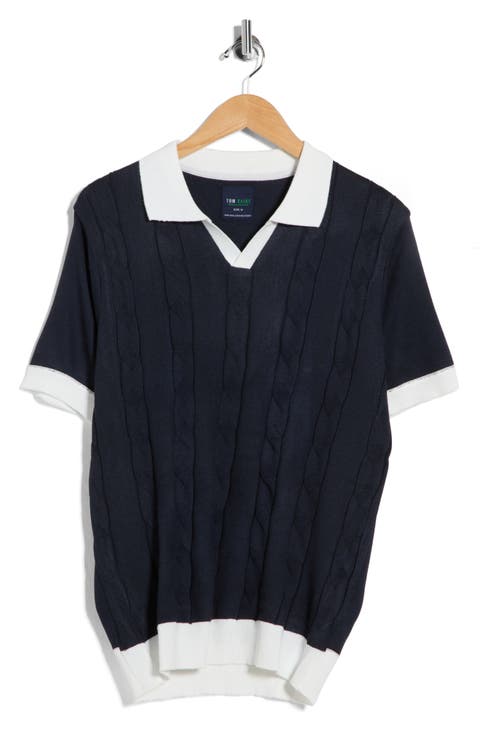 Johnny Collar Knit Polo Sweater