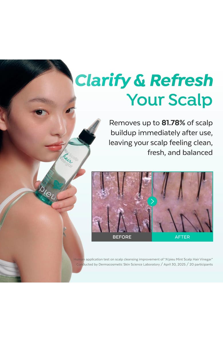 A’PIEU Mint Scalp Hair Vinegar, Alternate, color, 