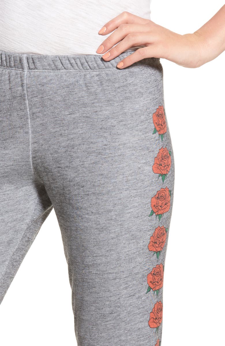 Wildfox Bouquet Knox Sweatpants, Alternate, color, 