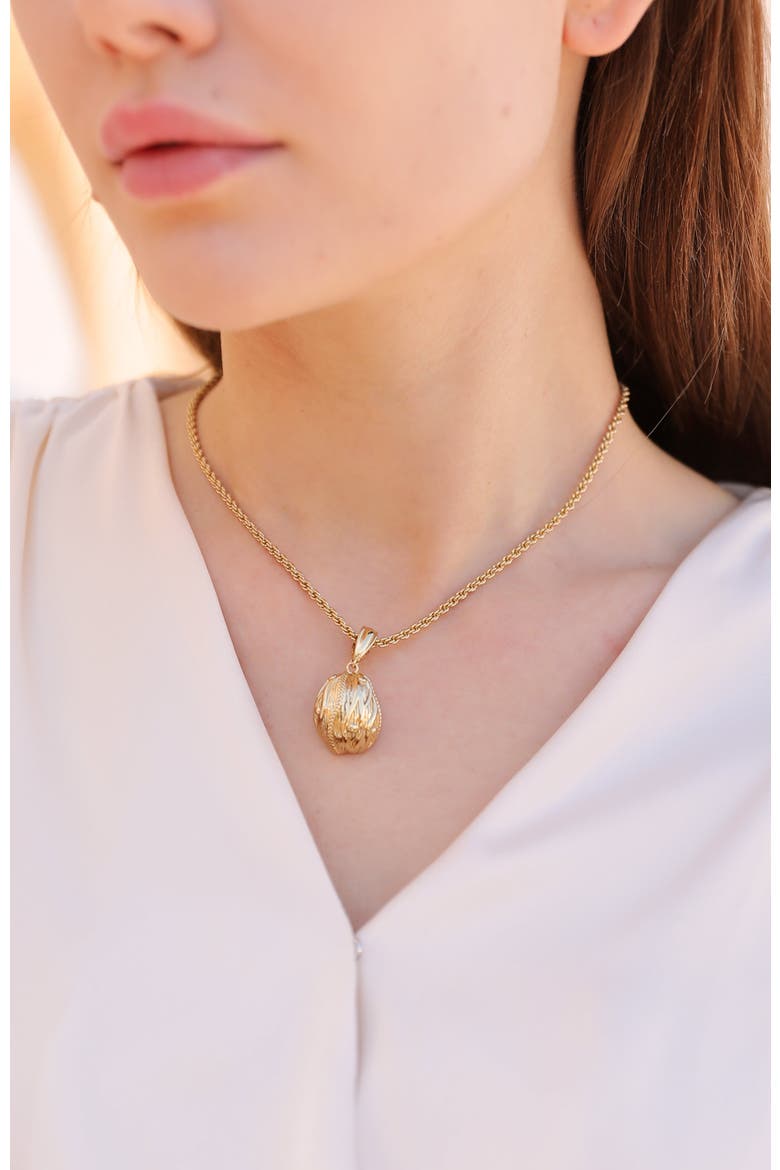 Amulet Eye Necklace, Alternate, color, Gold