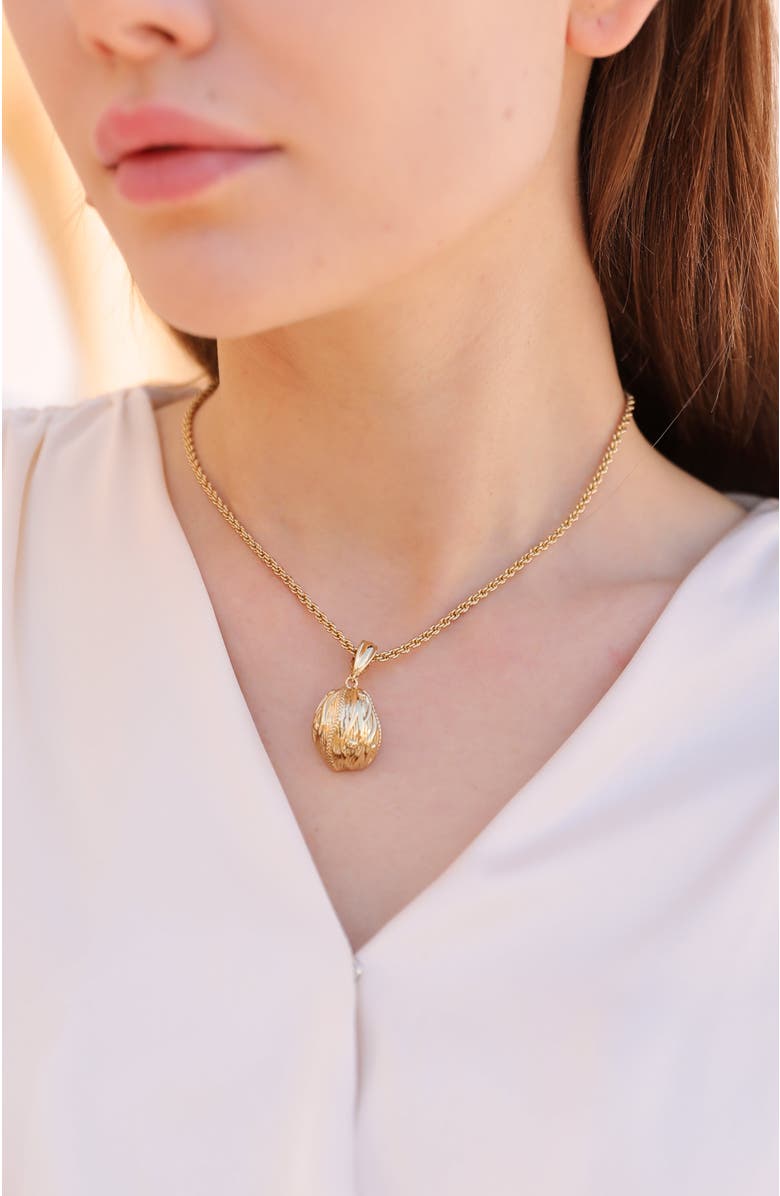 RC RETRO CHIC Amulet Eye Necklace, Alternate, color, Gold