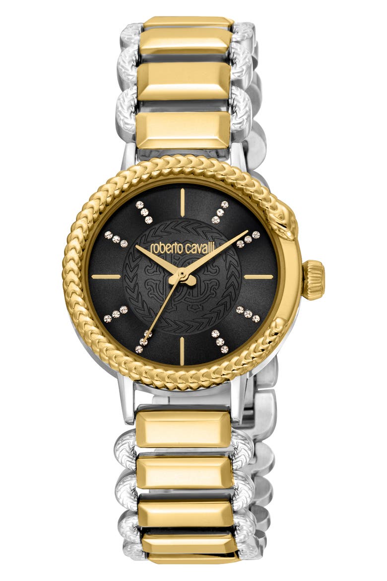 Bracelet Watch, 30mm, Main, color, TWO TONE SILVER AND GOLD