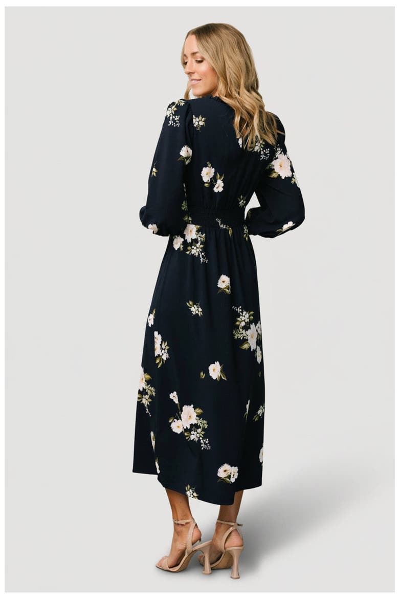 Karalie Maxi Dress, Alternate, color, Navy Floral