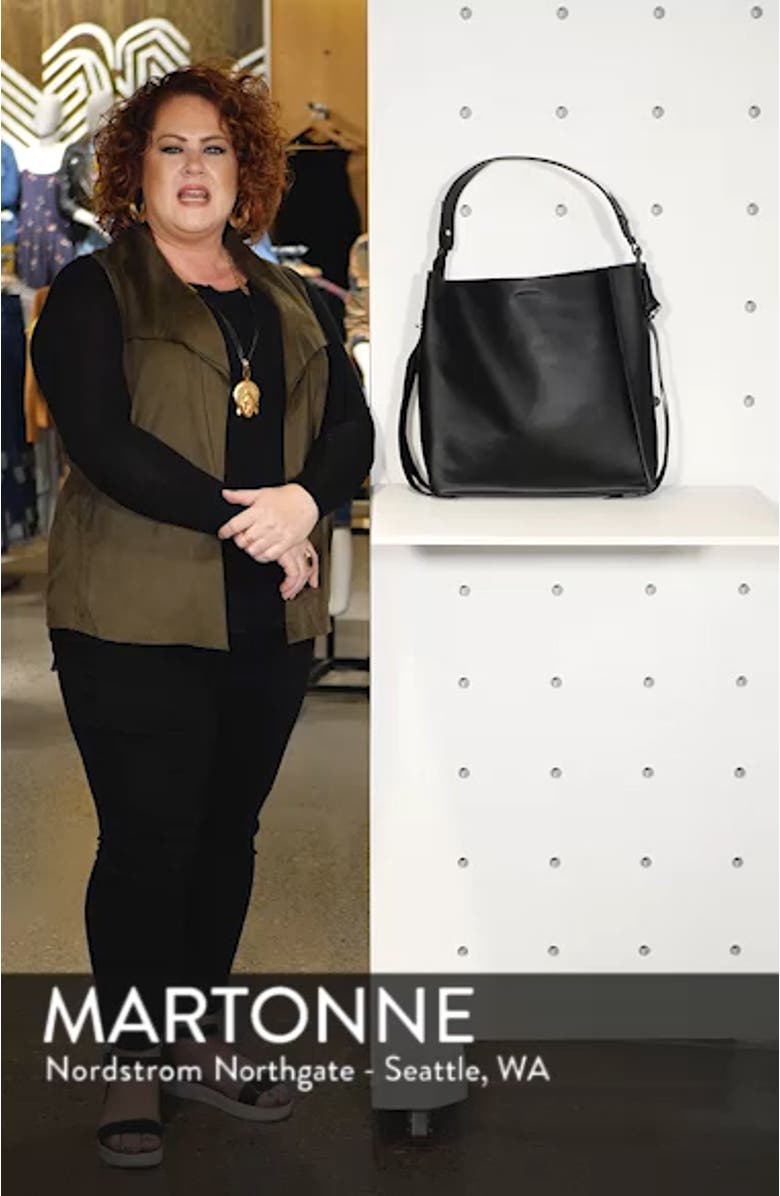 Voltaire North/South Leather Tote, sales video thumbnail