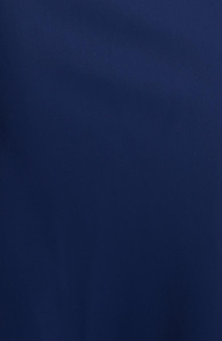 Chiara Boni La Petite Robe Suli Ra Wrap Front Column Dress, Alternate, color, Blue Note