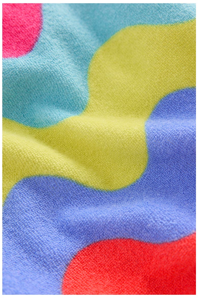 Dropped Shoulder Towelling Top, Alternate, color, MULTI WAVE STRIPE