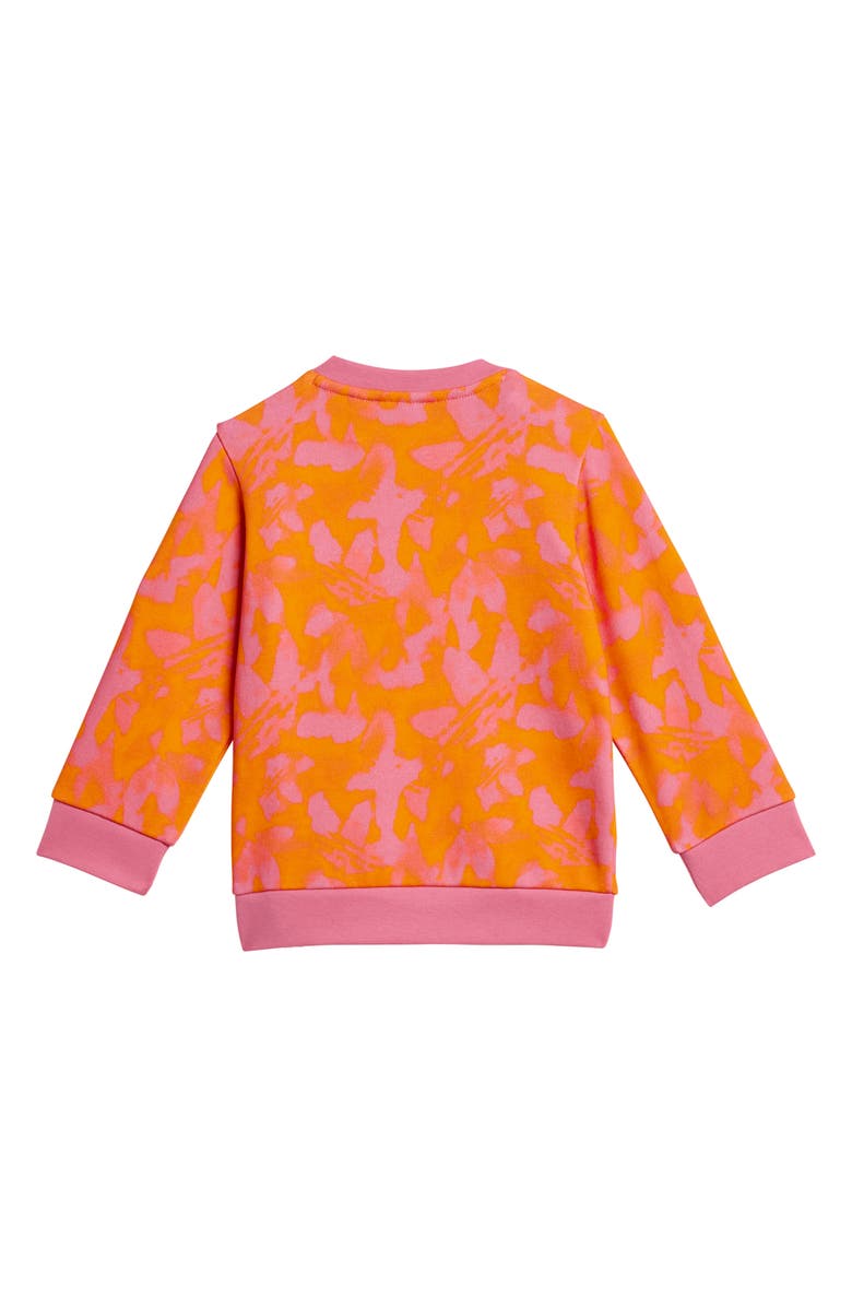 adidas Lifestyle Crewneck Sweatshirt & Joggers Set, Alternate, color, 