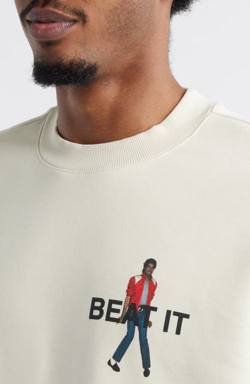 Shop Santo Studio Beat It Sweatshirt In Cream