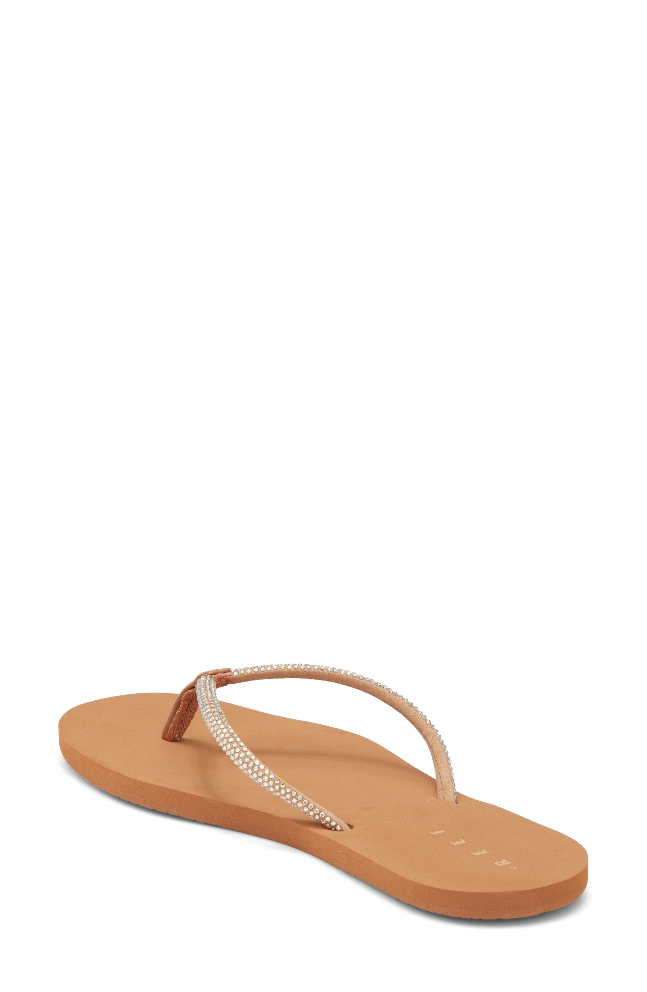 Bliss Bling Fling Flip Flop, Alternate, color, SUNTAN