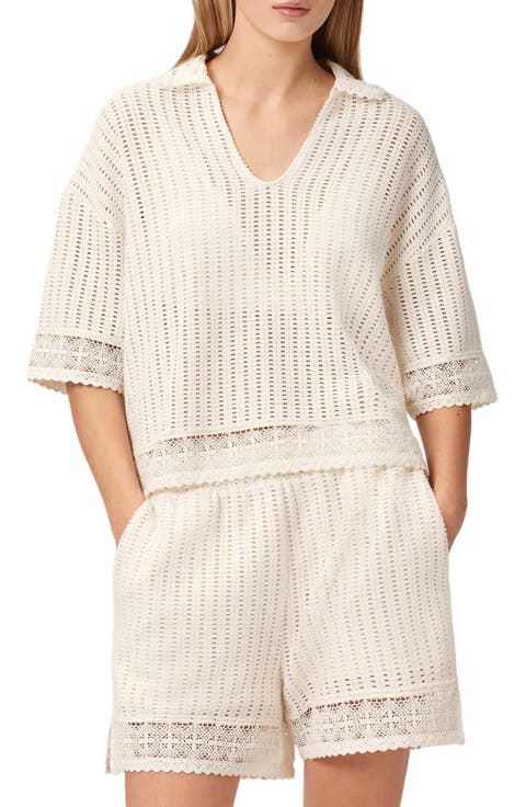 Elma Open Stitch Top