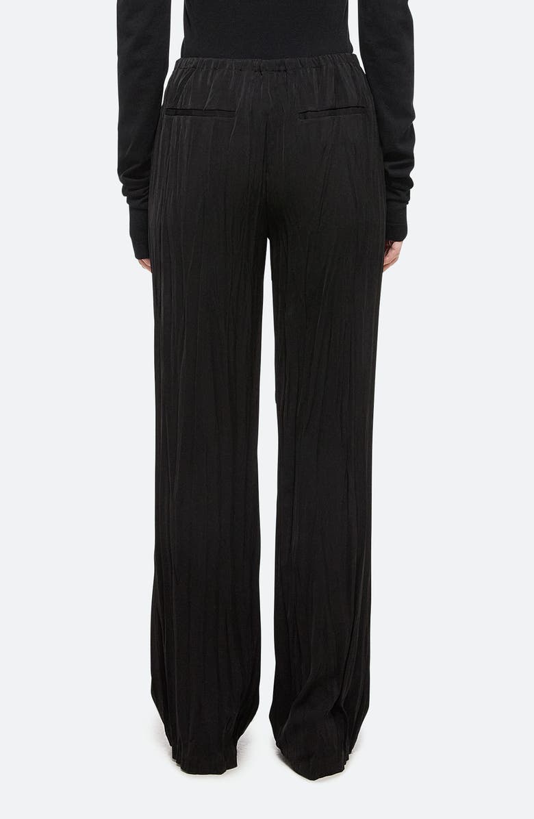 Helmut Lang Crush Drawstring Waist Pants, Alternate, color, Black