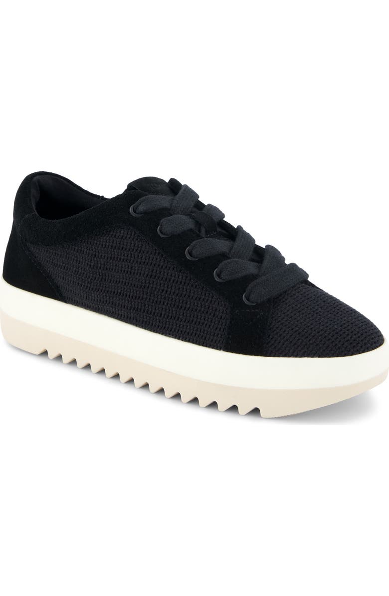 TOMS Rea Platform Sneaker, Main, color, Black