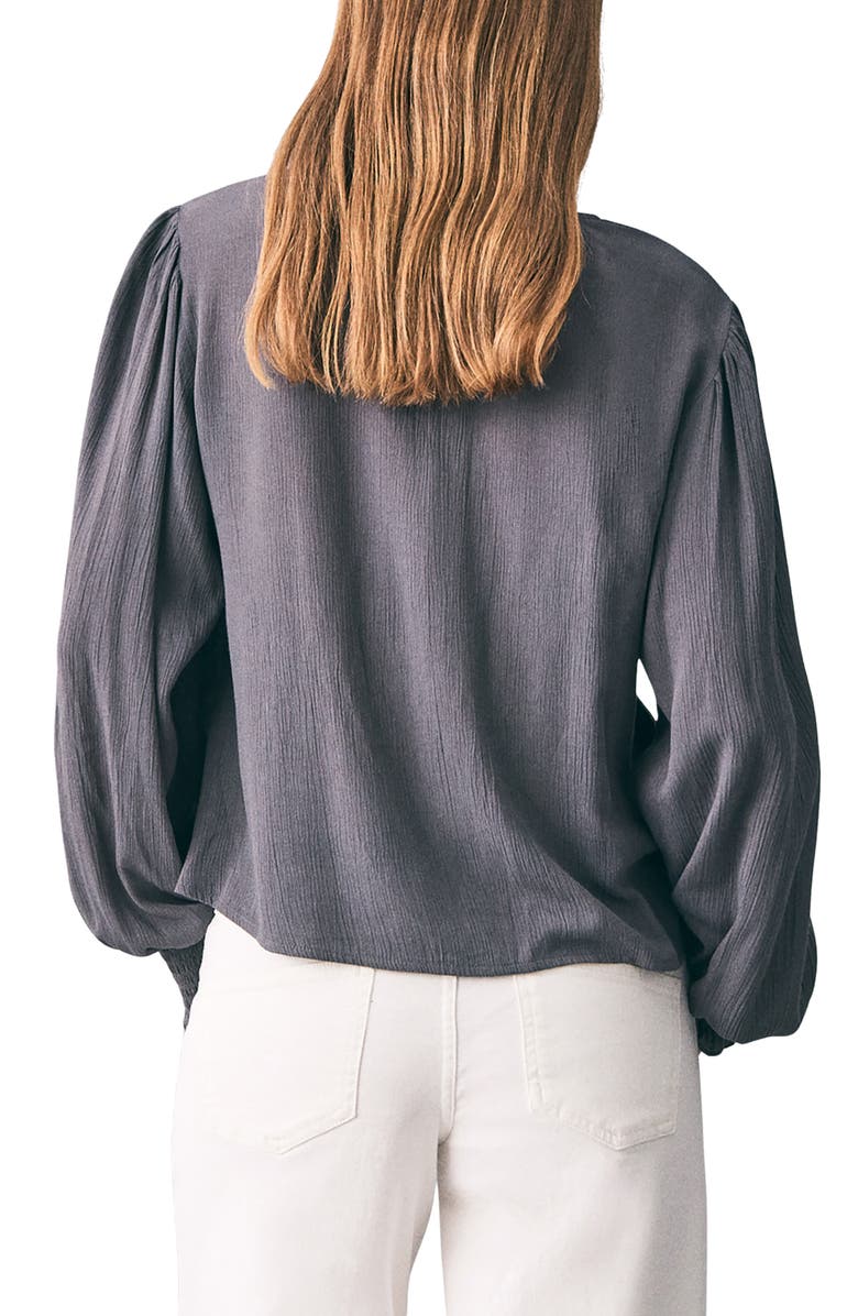 MANGO TEEN Stud Wide Leg Jeans, Alternate, color, Off White