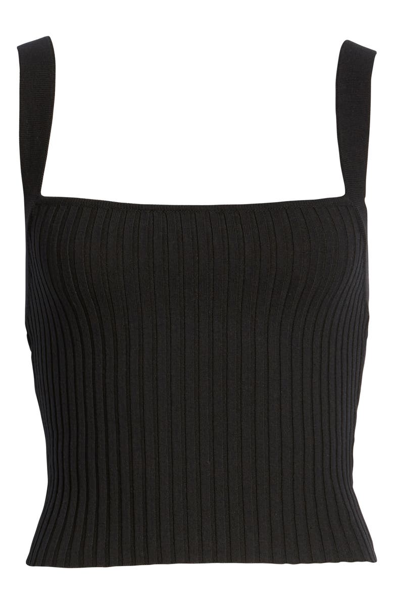 Good American '90s Rib Tank, Alternate, color, 