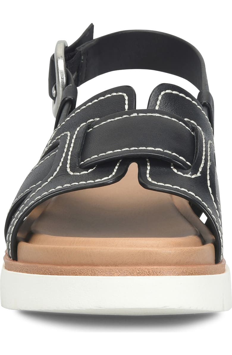 Söfft Goldie Slingback Platform Sandal, Alternate, color, Black